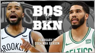 Boston Celtics vs Brooklyn Nets Full Game Highlights | Feb 14 | 2024 NBA Season