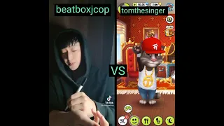 Who is best ? (beatboxjcop VS Tomthesinger) (beatbox song) #shorts  (tomthesinger)