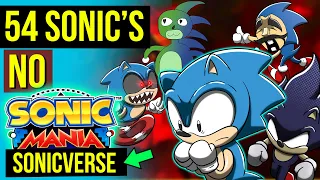 54 SONICS TOGETHER IN SONIC MANIA 😱 | SONICVERSE