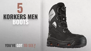 Top 10 Korkers Men Boots [ Winter 2018 ]: Korkers Men's Polar Vortex 1200 Waterproof Snow Boots,