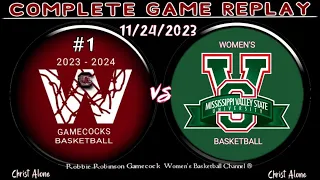 #1 South Carolina Gamecocks Women's Basketball vs Mississippi Valley State - (11/24/23 - FULL GAME)