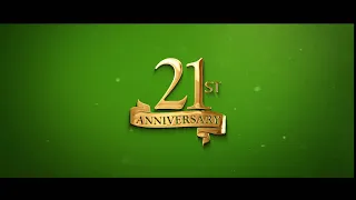 21st Anniversary Green Screen  4K  FREE DOWNLOAD