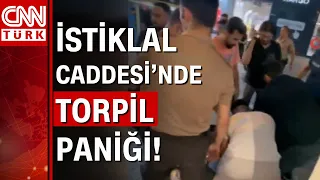 Taksim’de torpil patlatan gençler paniğe neden oldu!