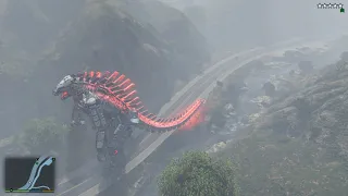 GTA 5 Mechagodzilla Freeroam