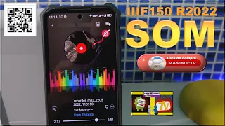 Teste de SOM - Smartphone IIIf150 R2022 6.78 display fullhd+ 90hz 8gb + 128gb.