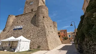 Termoli, a beautiful coastal town in Italy in 4k