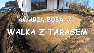 Jak zrobić trudny taras .Nierówna walka #brukarzbydgoszcz #zróbtosam #brukarzyoutube #gehl 7710