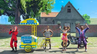 Adam Selling Icecream In ClockTower #shorts #mrabhigaming #gta5 #gtaxfreefire