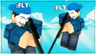 LEVEL 0 TO 100 IN ARSENAL "FLYING HACKERS" EP.10 (ROBLOX)