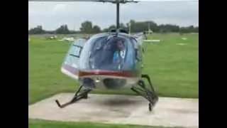 Marks first helicopter lesson