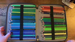 Adult Coloring - How I store my pencils and what brands I have