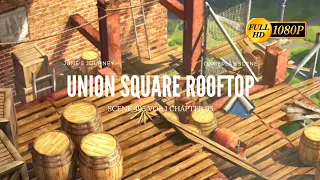 June's Journey Scene 495 Vol 1 Ch 99 Union Square Rooftop *Full Mastered Scene* HD 1080p