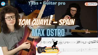 Tom Quayle — Spain Guitar Cover Max Ostro -transcripción