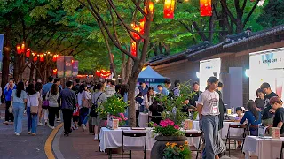 Evening View of Streets in Seoul 4K HDR