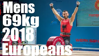 Mens 69kg 2018 European Weightlifting Championship