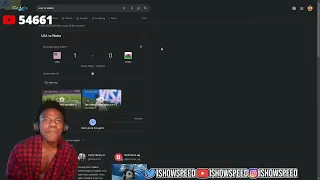 IShowSpeed reacts to USA vs Wales match