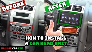 How to install Car Head Unit - Properly install Aftermarket Car Stereo