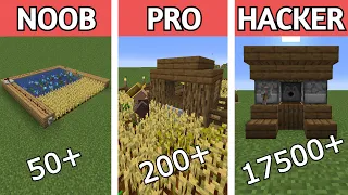 3 BEST Wheat Farms in Minecraft! For Every Player! 1.17+