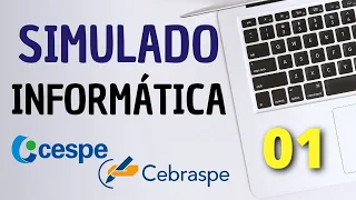 SIMULADO 25 Questões de Informática para Concurso Público | Banca CESPE / CEBRASPE