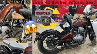 Jawa 42 Bobber Folding Seat| Jawa 42 Bobber Seat installation | Jawa 42 Bobber modified| double seat