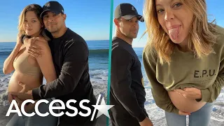 Wilmer Valderrama Kisses Fiancée Amanda Pacheco’s Baby Bump