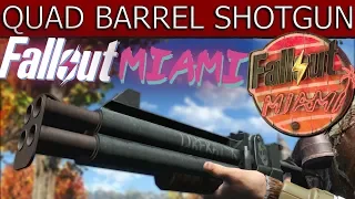 FALLOUT MIAMI'S QUAD BARREL SHOTGUN! (Standalone Mod) - Fallout 4 Mod Review