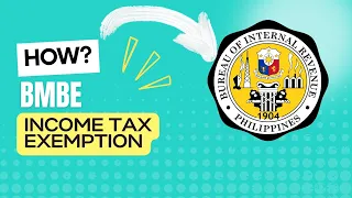 How to avail BMBE income tax exemption in BIR (TRAILER) 😇