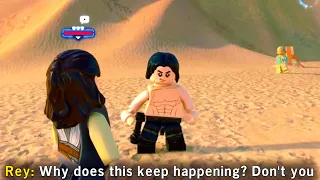 Topless Kylo Ren & Rey Interaction - Lego Star Wars The Skywalker Saga!