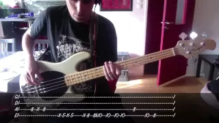 Red Hot Chili Peppers - Scar Tissue - Bass Cover & Tab