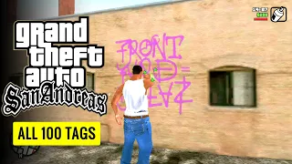 All 100 Tags Locations GTA San Andreas,all 100 tags in gta san andreas,complete 100 tags in gta sa