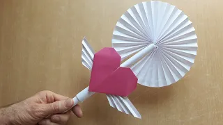 The best craft, FANS made of paper; Лучшая поделка ВЕЕР из бумаги; abanico de papel