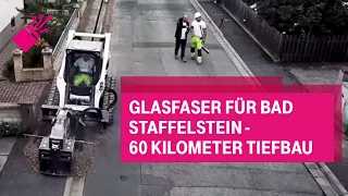 Glasfaser für Bad Staffelstein - 60 Kilometer Tiefbau