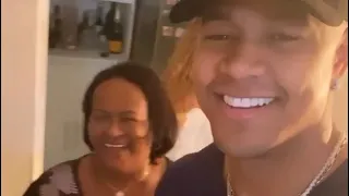 Léo Santana voltando para o Brasil + Aniversário  da mãe