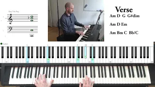 Bennie And The Jets (Elton John) - English Piano Tutorial