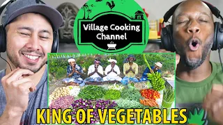 VILLAGE COOKING CHANNEL | King of Vegetables! | Sambar Recipe with Four Side Dishes | Reaction!