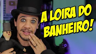 CHAMANDO A LOIRA DO BANHEIRO EM CASA! Histórias da Infância