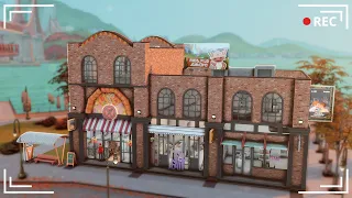 Пиццерия/Магазин одежды/Прачечная/Апартаменты - Строительство The Sims 4 [NO CC]