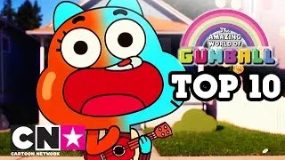Uimitoarea lume a lui Gumball | Top 10 cu cele mai bune cântece | Cartoon Network