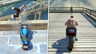 GTA 4 - Motorcycle Ragdolls Compilation #18 (Euphoria Physics)