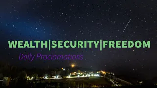 WEALTH SECURITY FREEDOM AFFIRMATIONS