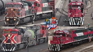 Brand new camera with Ferromex locomotives in the Torreon yard.