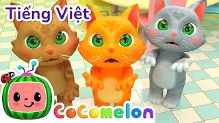 Ba Chú Mèo Con | Three Little Kittens | trẻ em mẫu giáo vần | CoComelon Lồng tiếng việt
