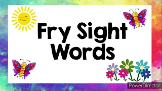 Sight Words | Fry Level 2 | First 100 Words | Read and Master Sight Words (Lesson 2)