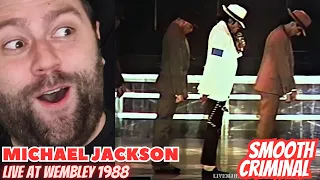 Smooth Criminal - Michael Jackson | LIVE AT WEMBLEY REACTION