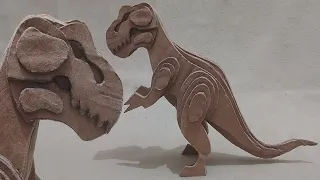 DIY T-Rex Using Cardboard