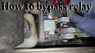 how to Bypass starter relay on chevy s10 gmc sonoma