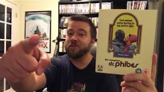 The Complete Dr  Phibes Limited Edition Arrow Video Blu-Ray Collection Unboxing Review