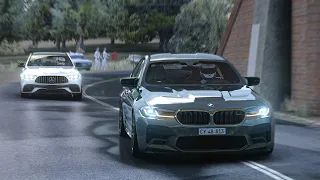 Assetto Corsa - Mercedes E63S AMG 2022 vs Bmw M5 CS 2022