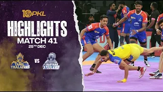 Match Highlights: Tamil Thalaivas vs Haryana Steelers | December 25 | PKL Season 10