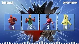 COVER VERSION - GUESS THE FORTNITE DANCE BY THE MUSIC | tusadivi